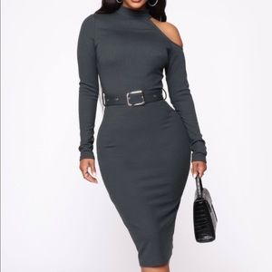 Womens in The Office Midi Dress